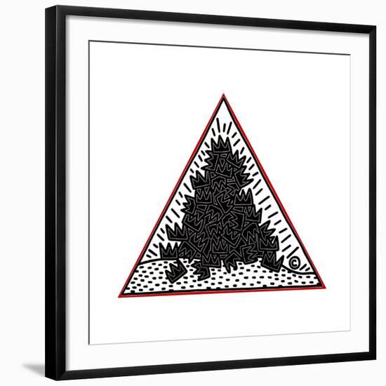 A Pile of Crowns for Jean-Michel Basquiat, 1988-Keith Haring-Framed Giclee Print