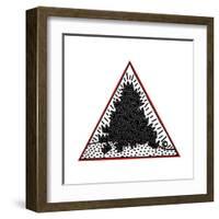 A Pile of Crowns for Jean-Michel Basquiat, 1988-Keith Haring-Framed Giclee Print