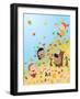 A Pile of Leaves - Turtle-Rob McClurkan-Framed Giclee Print