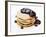 A Pile of Pancakes with Blueberry Sauce and Maple Syrup-Gerrit Buntrock-Framed Photographic Print