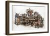 A Pillory, 1805-William Henry Pyne-Framed Giclee Print