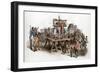 A Pillory, 1805-William Henry Pyne-Framed Giclee Print