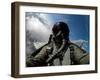 A Pilot in the Cockpit of an F-16 Fighting Falcon-Stocktrek Images-Framed Photographic Print