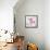 A Pink Poodle Kind of Day-Miyo Amori-Framed Stretched Canvas displayed on a wall