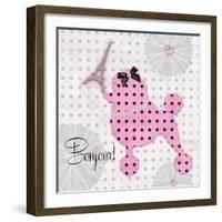 A Pink Poodle Kind of Day-Miyo Amori-Framed Art Print