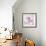 A Pink Poodle Kind of Day-Miyo Amori-Framed Art Print displayed on a wall