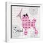 A Pink Poodle Kind of Day-Miyo Amori-Framed Art Print