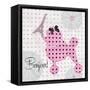 A Pink Poodle Kind of Day-Miyo Amori-Framed Stretched Canvas