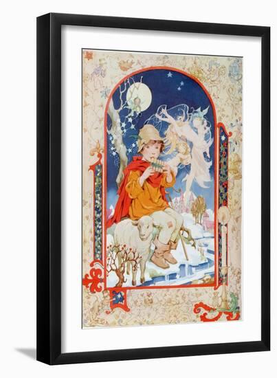 A Piper of Dreams, Christmas Issue, 1935-null-Framed Giclee Print