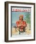 A Pirate Figure from the Front Cover of 'The Boy's Own Paper', 1923-Stanley L. Wood-Framed Giclee Print