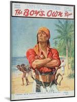 A Pirate Figure from the Front Cover of 'The Boy's Own Paper', 1923-Stanley L. Wood-Mounted Giclee Print