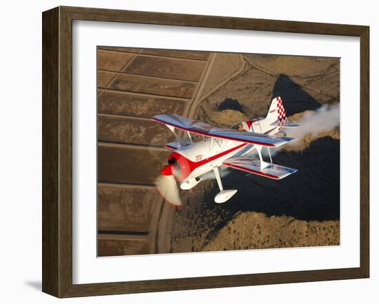 A Pitts Model 12 Aircraft in Flight-Stocktrek Images-Framed Photographic Print