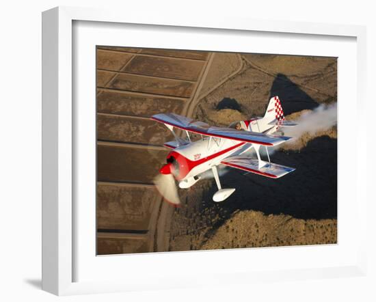 A Pitts Model 12 Aircraft in Flight-Stocktrek Images-Framed Photographic Print