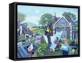 A Place in the Country, 1988-Jean Stockdale-Framed Stretched Canvas