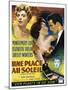 A Place in the Sun, (aka Une Place Au Soleil), 1951-null-Mounted Poster