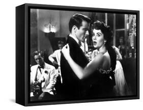 A Place in the Sun, Elizabeth Taylor, Montgomery Clift, 1951-null-Framed Stretched Canvas