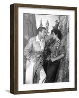 A Place in the Sun, Montgomery Clift, Elizabeth Taylor, 1951-null-Framed Premium Photographic Print