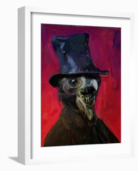 A Plague Doctor Unmasked-Mark Gordon-Framed Giclee Print