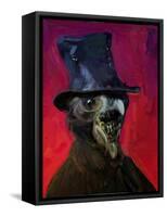 A Plague Doctor Unmasked-Mark Gordon-Framed Stretched Canvas