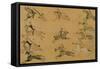 A Plains Pictographic Painting, Native American-null-Framed Stretched Canvas