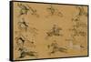 A Plains Pictographic Painting, Native American-null-Framed Stretched Canvas