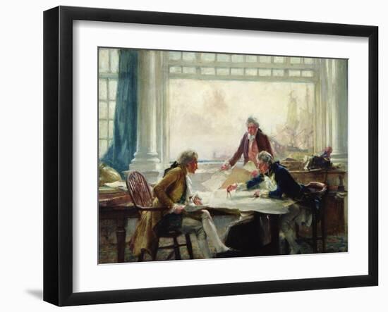 A Plan of Campaign-Arthur David McCormick-Framed Giclee Print