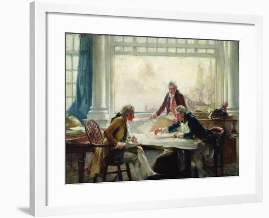 A Plan of Campaign-Arthur David McCormick-Framed Giclee Print