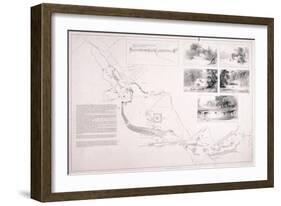 A Plan of Hyde Park, Green Park and St James's Park, C1827-null-Framed Giclee Print