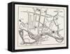 A Plan of Leeds in 1770, UK-null-Framed Stretched Canvas