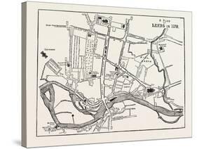 A Plan of Leeds in 1770, UK-null-Stretched Canvas