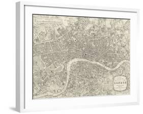 A Plan of London, 1831-Samuel Lewis-Framed Giclee Print