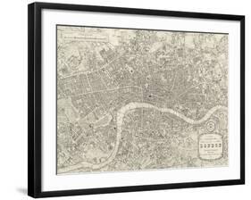 A Plan of London, 1831-Samuel Lewis-Framed Giclee Print