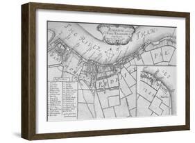 A Plan of Rotherhithe, 1755, (1912). Artists: Unknown, John Stow-John Stow-Framed Giclee Print