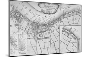 A Plan of Rotherhithe, 1755, (1912). Artists: Unknown, John Stow-John Stow-Mounted Giclee Print