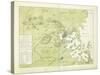 A Plan of the Town and Harbour of Boston and the Country Adjacent'-null-Stretched Canvas