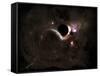 A Planet's Population Fleas in Panic from a Massive Black Hole-Stocktrek Images-Framed Stretched Canvas