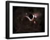 A Planet's Population Fleas in Panic from a Massive Black Hole-Stocktrek Images-Framed Photographic Print