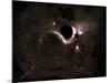A Planet's Population Fleas in Panic from a Massive Black Hole-Stocktrek Images-Mounted Photographic Print