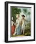 A Planter and His Wife, Attended by a Servant, c.1780-Agostino Brunias-Framed Giclee Print
