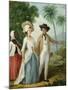 A Planter and His Wife, Attended by a Servant, c.1780-Agostino Brunias-Mounted Giclee Print