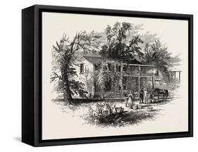 A Planter's House in Georgia, USA, 1870s-null-Framed Stretched Canvas