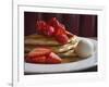 A Plate of Buttermilk Pancakes.-Jon Hicks-Framed Photographic Print