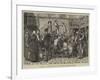 A Play in a London Inn Yard in the Time of Queen Elizabeth-J.M.L. Ralston-Framed Giclee Print