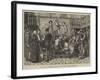 A Play in a London Inn Yard in the Time of Queen Elizabeth-J.M.L. Ralston-Framed Giclee Print