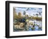 A Playful Tail Waggin' Day-Jenny Newland-Framed Giclee Print