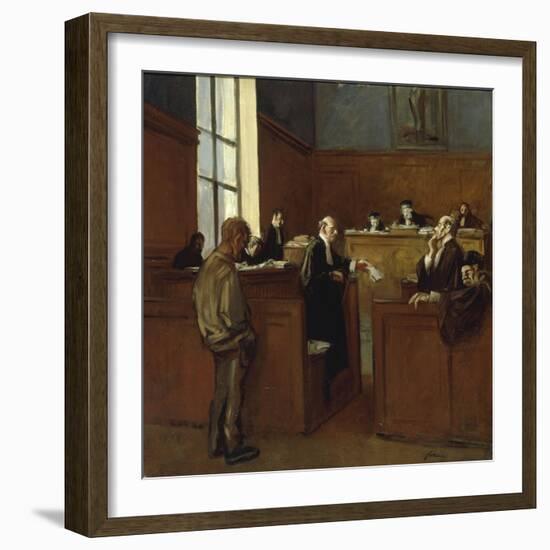 A Plea for Mercy-Jean Louis Forain-Framed Giclee Print