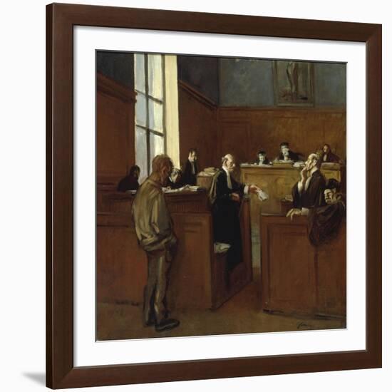 A Plea for Mercy-Jean Louis Forain-Framed Giclee Print