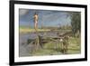 A Pleasant Bathing Place, from 'A Home' series, c.1895-Carl Larsson-Framed Giclee Print