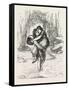 A Pleasant Burden, Friendship, Love, Boy, Girl, Basket, Stream, , 1876-null-Framed Stretched Canvas