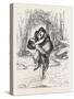 A Pleasant Burden, Friendship, Love, Boy, Girl, Basket, Stream, , 1876-null-Stretched Canvas